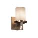 Justice Design Group Clouds 8 Inch Wall Sconce - CLD-8771-10-MBLK