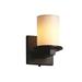 Justice Design Group Candlearia 8 Inch Wall Sconce - CNDL-8771-10-CREM-DBRZ