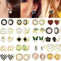 1 Paar Perle Ohrclip Ohrring für Frauen nicht Piercing Clips auf Ohrringe Ohr stecker Schmuck