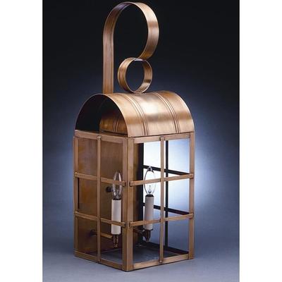 Northeast Lantern Adams 24 Inch Tall 2 Light Outdoor Wall Light - 6151-DAB-LT2-CSG