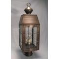 Northeast Lantern Woodcliffe 22 Inch Tall 3 Light Outdoor Post Lamp - 8343-VG-LT3-CSG