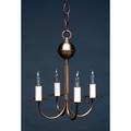 Northeast Lantern 11 Inch 4 Light Mini Chandelier - 904-DB-LT4