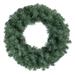 Colorado Blue Spruce Artificial Christmas Wreath, 24-Inch, Unlit - Green