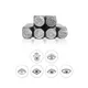 Metal Stamping Jewelry Making Supplies Eye / Evil Eye Metal Design Stamp for Metal Jewelry (8mm)