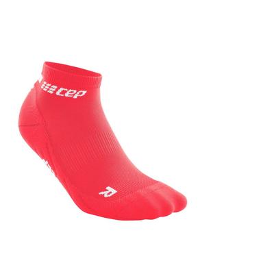 Cep Herren The Run Compression Low Cut Socks pink