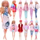 Barbies Puppe Kleidung Outfit Kleid Mode Mantel Hüte Top Hosen Kleidung Für Barbie Puppe Kleidung