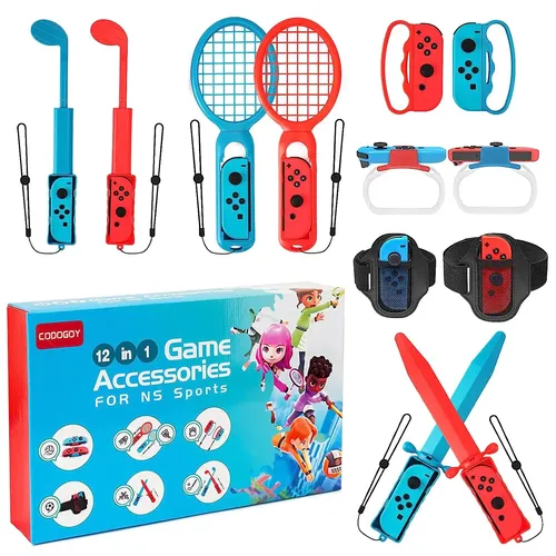 12 in 1 Schalter Sport zubehör Bündel für Switch ns Sport zubehör Kit kompatibel mit Switch/Switch