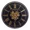 Orologio da muro adorno Orologi neri orologio 4x62x62cm 29558 - Negro - Signes Grimalt