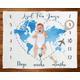 Adventure Map Milestone Blanket Boy Baby Shower Gift Personalized Name Blanket Baby First Year Calender Growth Tracker New Mum Baby Shower