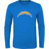 Preschool Blue Los Angeles Chargers Primary Logo Long Sleeve T-Shirt