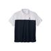 Men's Big & Tall Fila® Colorblock Polo by FILA in Black White (Size 3XL)