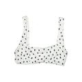 ASOS Swimsuit Top White Polka Dots Swimwear - Women's Size 10
