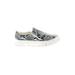 Matisse Sneakers: Slip On Platform Casual Gray Color Block Shoes - Women's Size 8 - Round Toe