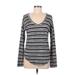 American Eagle Outfitters Long Sleeve T-Shirt: Gray Tops - Women's Size Medium