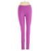 Under Armour Active Pants - Mid/Reg Rise: Purple Activewear - Women's Size Small