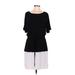Isaac Mizrahi New York Casual Dress Boatneck Short sleeves: Black Dresses - Women's Size 6