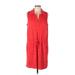 Lands' End Casual Dress: Red Dresses - Women's Size Large