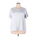 FLX Short Sleeve T-Shirt: Gray Tops - Women's Size 2X