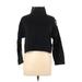 Juicy Couture Turtleneck Sweater: Black Tops - Women's Size Large