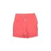 Shorts: Pink Solid Bottoms - Kids Girl's Size Small