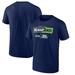 Men's Fanatics Branded College Navy Seattle Seahawks NFL x Bud Light T-Shirt