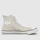 Converse all star hi tec tuff trainers in silver