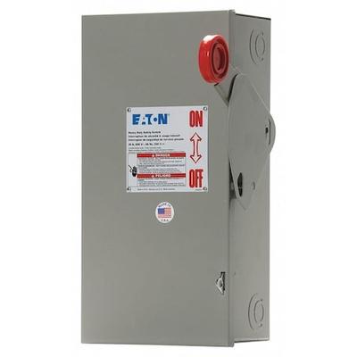 EATON DH361UGK Nonfusible Safety Switch, Heavy Duty, 600 V, 3PST, NEMA 1