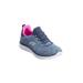 Women's The Summits Quick Getaway Slip On Sneaker by Skechers in Navy Hot Pink Medium (Size 9 1/2 M)