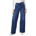 High-waist-Jeans S.OLIVER Gr. 38, Länge 30, blau (blue stretched denim) Damen Jeans High-Waist-Jeans