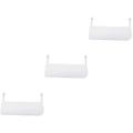Veemoon 3 Pcs Air Conditioner Windshield Air Conditioner Wind Wing Draft Stoppers for Windows Draft Stopper for Windows Ac Vent Diverter Air Conditioning Panel Anti-blow Abs White