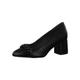 Jana Damen Pumps Elegant Spitz Weite H Mehrweite, Schwarz (Black), 37 EU