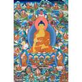 Wooden Jigsaw Puzzle For Adults 1000 Pieces, Buddha In The Centre Of A Painted Painting Adults Kids Puzzles Toy Games 75X50Cm
