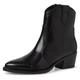 Cowboy Stiefelette TAMARIS Gr. 38, schwarz Damen Schuhe Cowboy-Stiefelette Stiefelette Cowboyboots Reißverschlussstiefeletten in spitzer Form