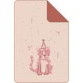 Kinderdecke IBENA "Decke s.Oliver Junior" Wohndecken Gr. B/L: 100 cm x 150 cm, bunt (rosa, braun) Kinder Kinderdecken