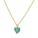 Gurhan 18-24K Yellow Gold Romance Australian Opal & Diamond Heart Pendant Necklace, 16-18