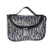 Fashion Zebra Pattern Lady Makeup Bag Women Portable Cosmetic Toiletry Bags Handbag Travel Storage Organizer