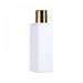1Pc Spot PE Square Lotion Bottle Shampoo Shower Gel Cosmetic Bottle Plastic Press Aliquot White 100ML