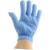 Body Scrub Glove 2pcs Body Scrub Mitt Bath Mitt Bath Sponges Bath Loofahs Exfoliating Shower Gloves Body Scrub Exfoliator Nylon Shower Gloves Exfoliating Bath Gloves Body Bath Towel Blue