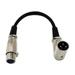 Balanced XLR Cable Microphone Cable Speakers and Pro Devices Cable 1Ft Male to Famale