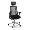 Bürostuhl / Drehstuhl INSPERO Netzstoff / Stoff schwarz hjh OFFICE