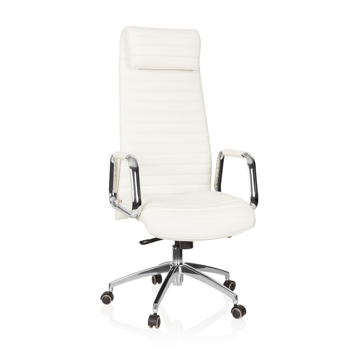 Bürostuhl / Chefsessel ASPERA 20 Nappaleder elfenbein hjh OFFICE Image