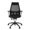 Bürostuhl / Drehstuhl GENIDIA SMART BLACK CM Netz schwarz AL Chrom hjh OFFICE