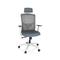 Bürostuhl / Drehstuhl CAPTIVO BASE W Stoff / Netzstoff grau hjh OFFICE