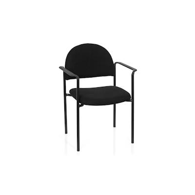 Besucherstuhl / Stuhl XT 700 schwarz/schwarz hjh OFFICE Image