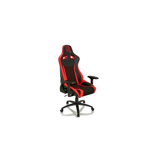 Gaming Stuhl / Bürostuhl GAMEBREAKER SX 04 Stoff / Kunstleder schwarz / rot hjh OFFICE