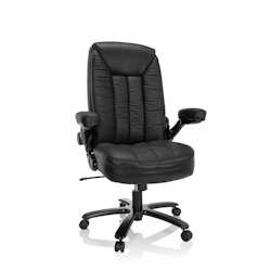 Schwerlaststuhl / Bürostuhl INSTRUCTOR III XXL Leder schwarz hjh OFFICE Image