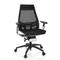 Bürostuhl / Drehstuhl GENIDIA SMART WHITE CM Netz schwarz AL Chrom hjh OFFICE