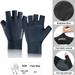 1Pair Ice Silk Fishing Gloves Sun Protection Full Fingers Anti-slip Breathable Anti-UV Sports Cycling Running Gloves Unisex