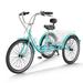 MOPHOTO Adult Tricycles 3 Wheel 7 Speed Trikes 26 inch Tire Cruiser Bike with Low Step Through Frame&Big Basket for Shopping Picnics Exercise Men Women