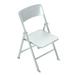 Farfi 1/6 Dollhouse Mini Cute Colorful Folding Chair Model Toy Decorative Ornament (Silver)